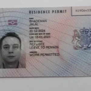 UK Permanent Residence permit