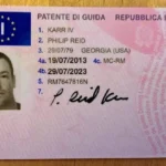 Italy Driving License