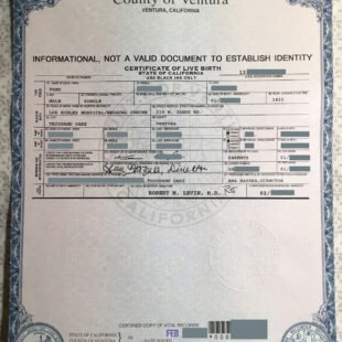 Birth Certificate