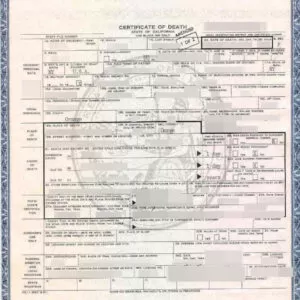 Death Certificate
