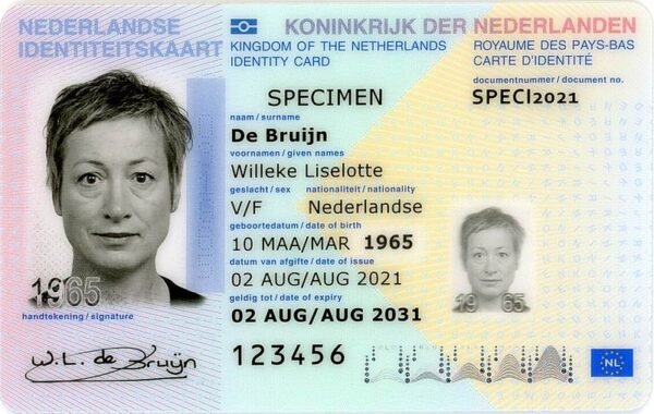 Netherlands ID Card