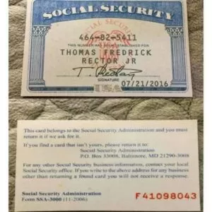 Social Security Card