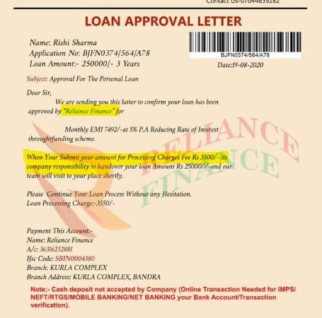 Fake Loan Documents