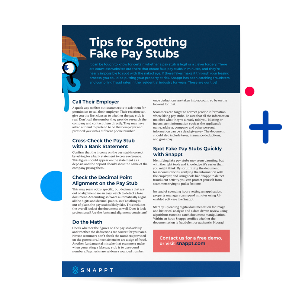 How Does Snappt Detect Fake Documents